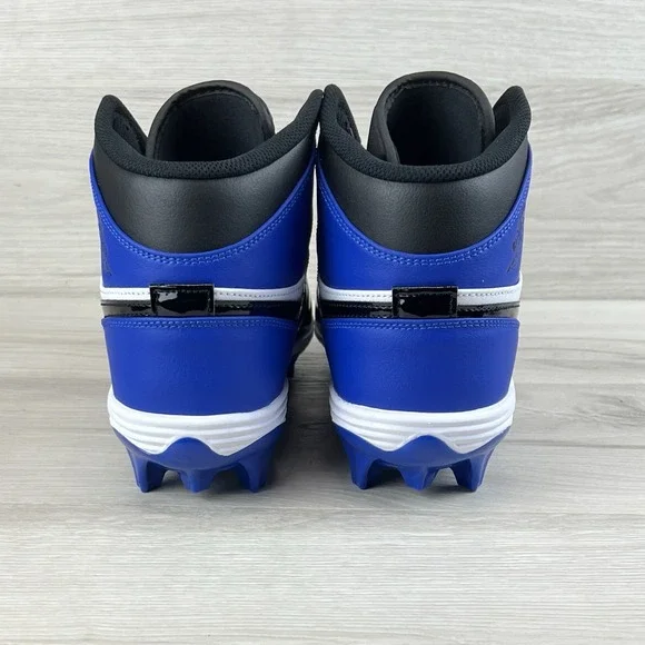 Jordan 1 Mid TD Game Royal Football Cleats FJ6805-401 Blue Mens Size 10